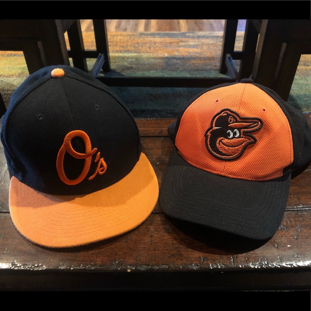 Lot of MLB Baltimore Orioles Baseball Hats